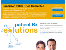 Tablet Screenshot of patientrxsolutions.com